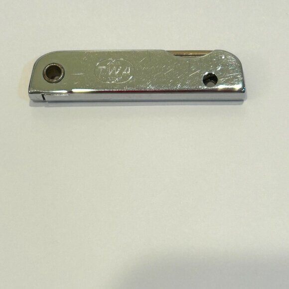 TWA Pocketknife Small Silvertone VINTAGE - Picture 8 of 11